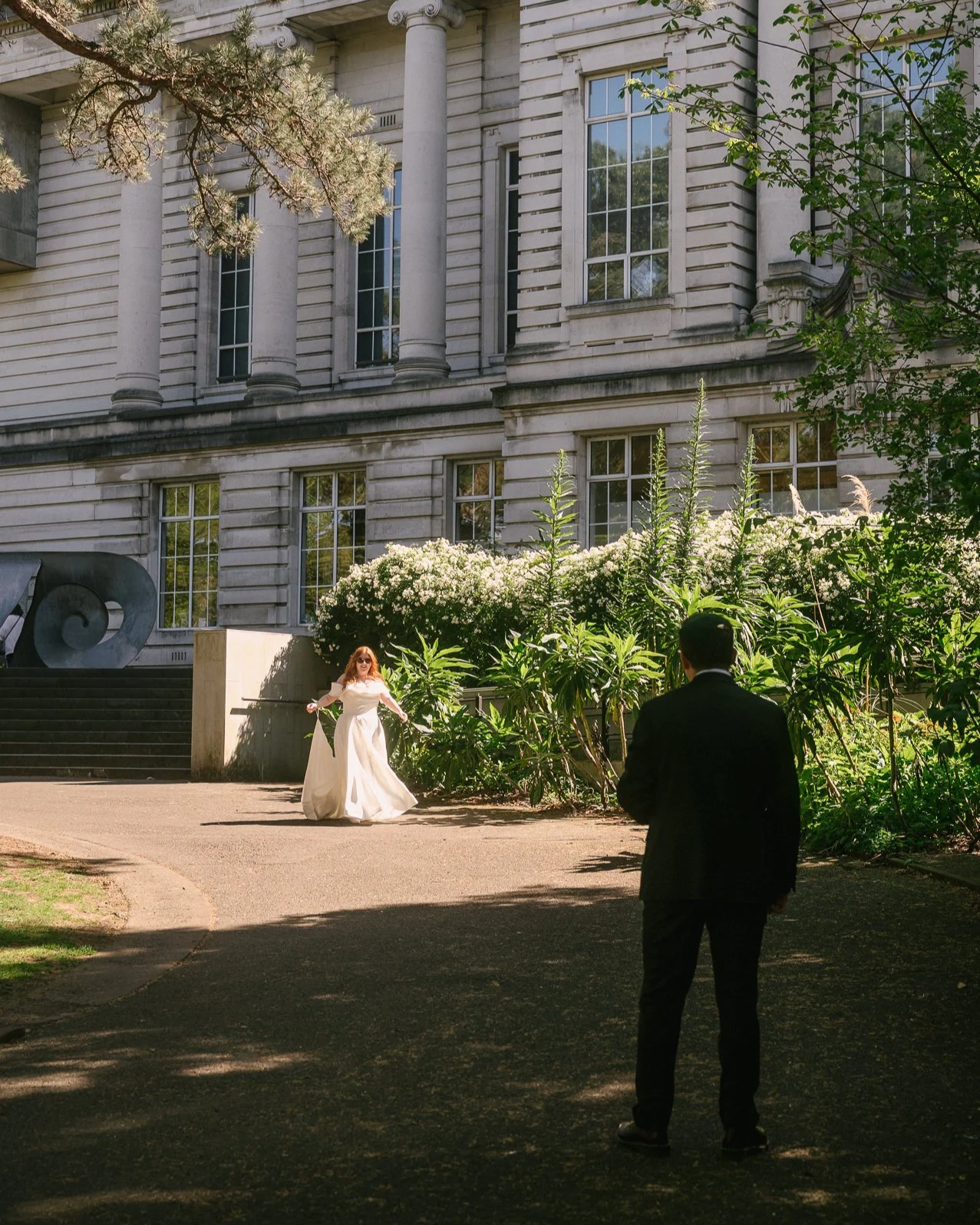 First look weddingUlster Museum.JPG