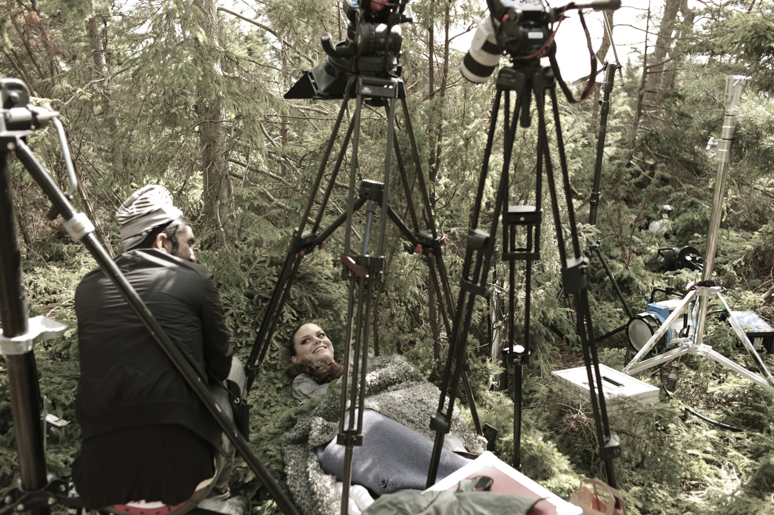 The wake up scene on Furillen - Gotland. 