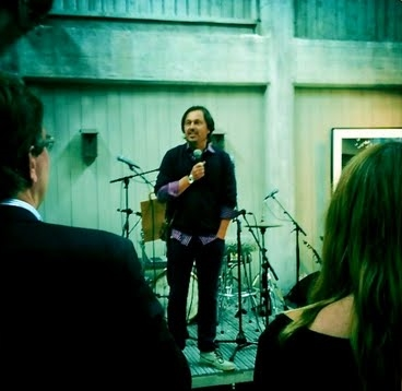 Johan Hellström at the opening of Fotografiska Furillen where From One Island To Another was first introduced to the public. 