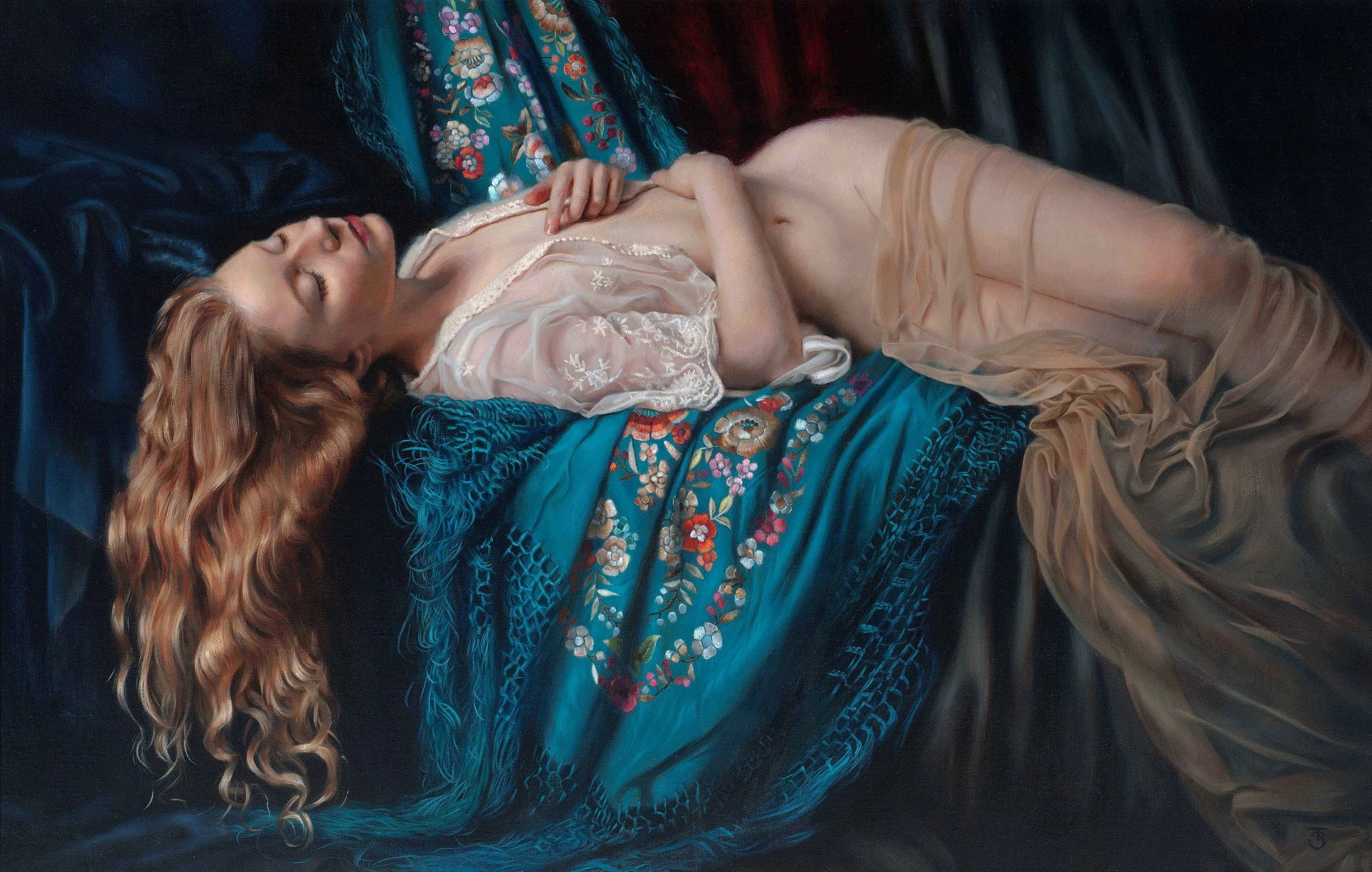 Blue Shawl