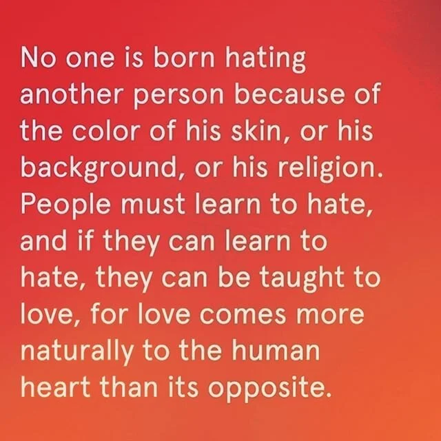 We are not born to hate, we are taught to hate!!! This is a world for all colors, religions and beliefs.  We need change to protect the injustice happening to people of color and inequality.  I have had this happen to me in the America legal system b