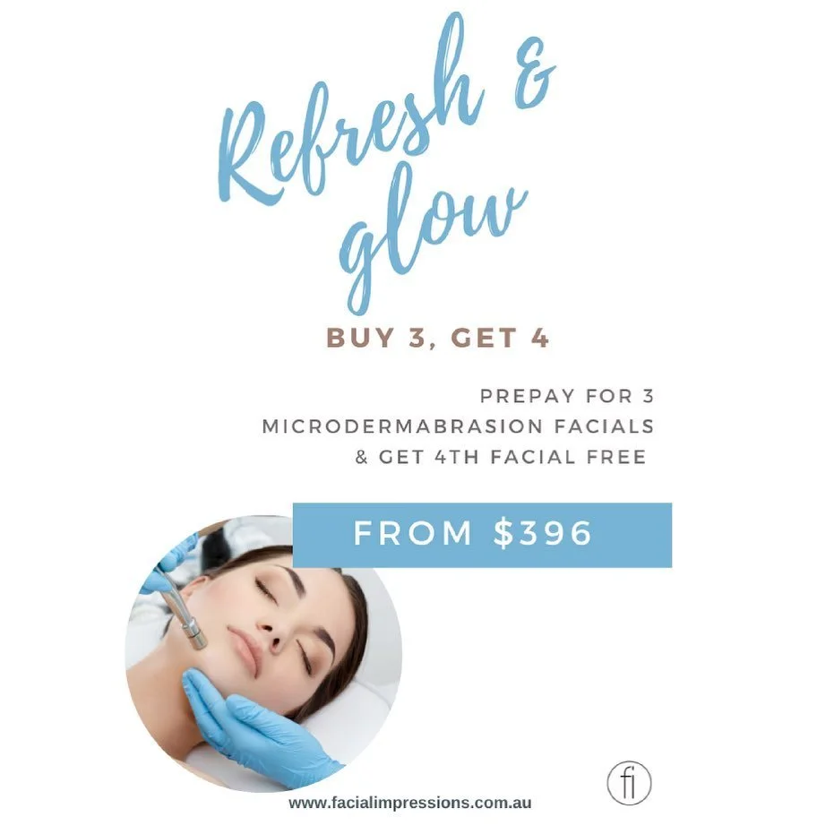 Last chance to grab buy 3 get 4th microdermabrasion free!

Microdermabrasion is a non invasive skin resurfacing procedure to gently exfoliate the uppermost layer of the skin. A full face treatment requires approximately 20 to 30 minutes. Treatment se