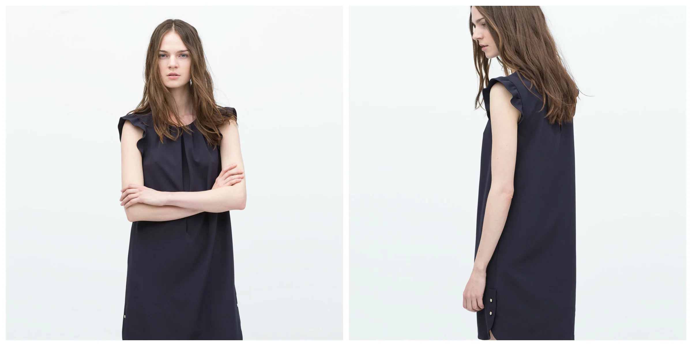 Dress With Freely Sleeves $59.90