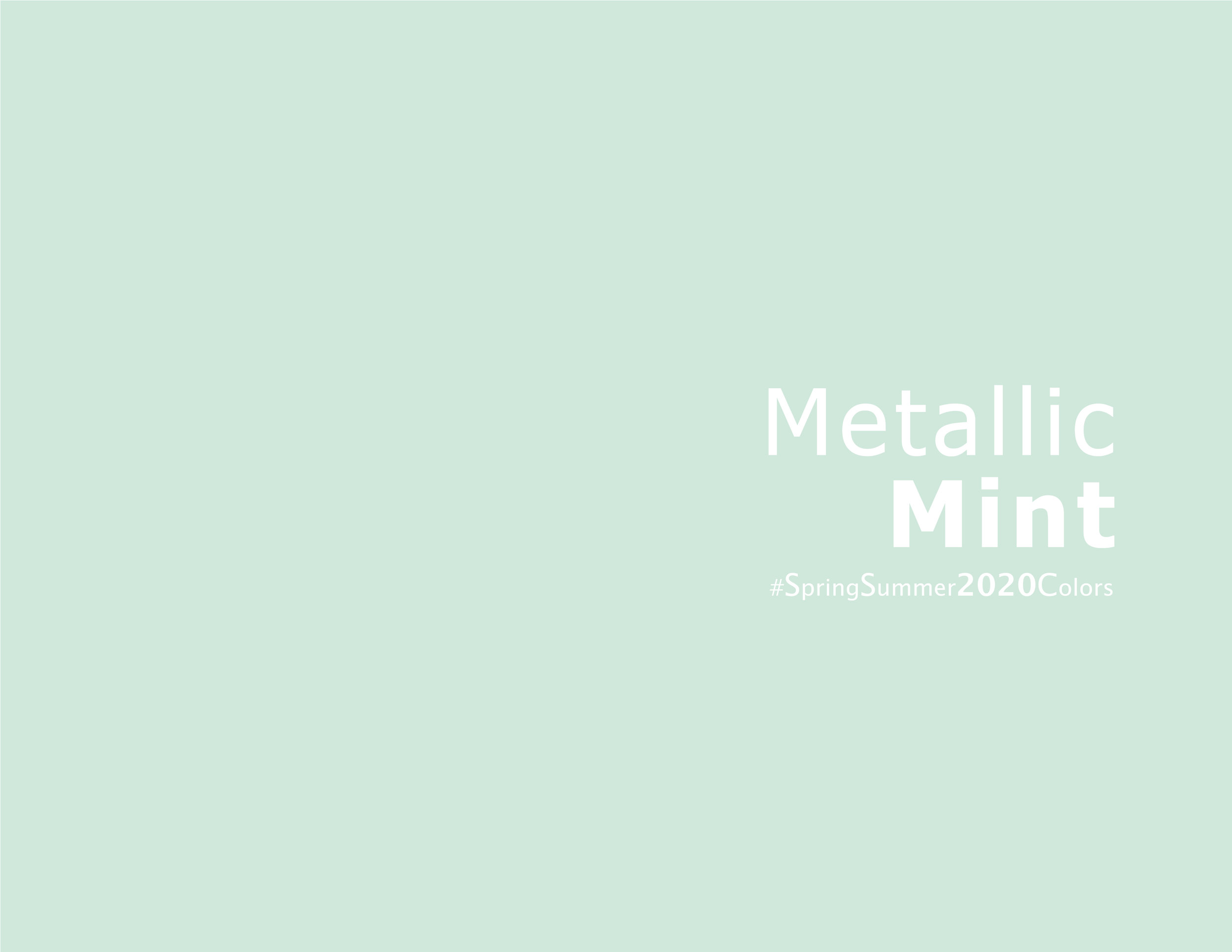 Top 6 color trends SS20. Double Vertical_Metallic Mint.jpg