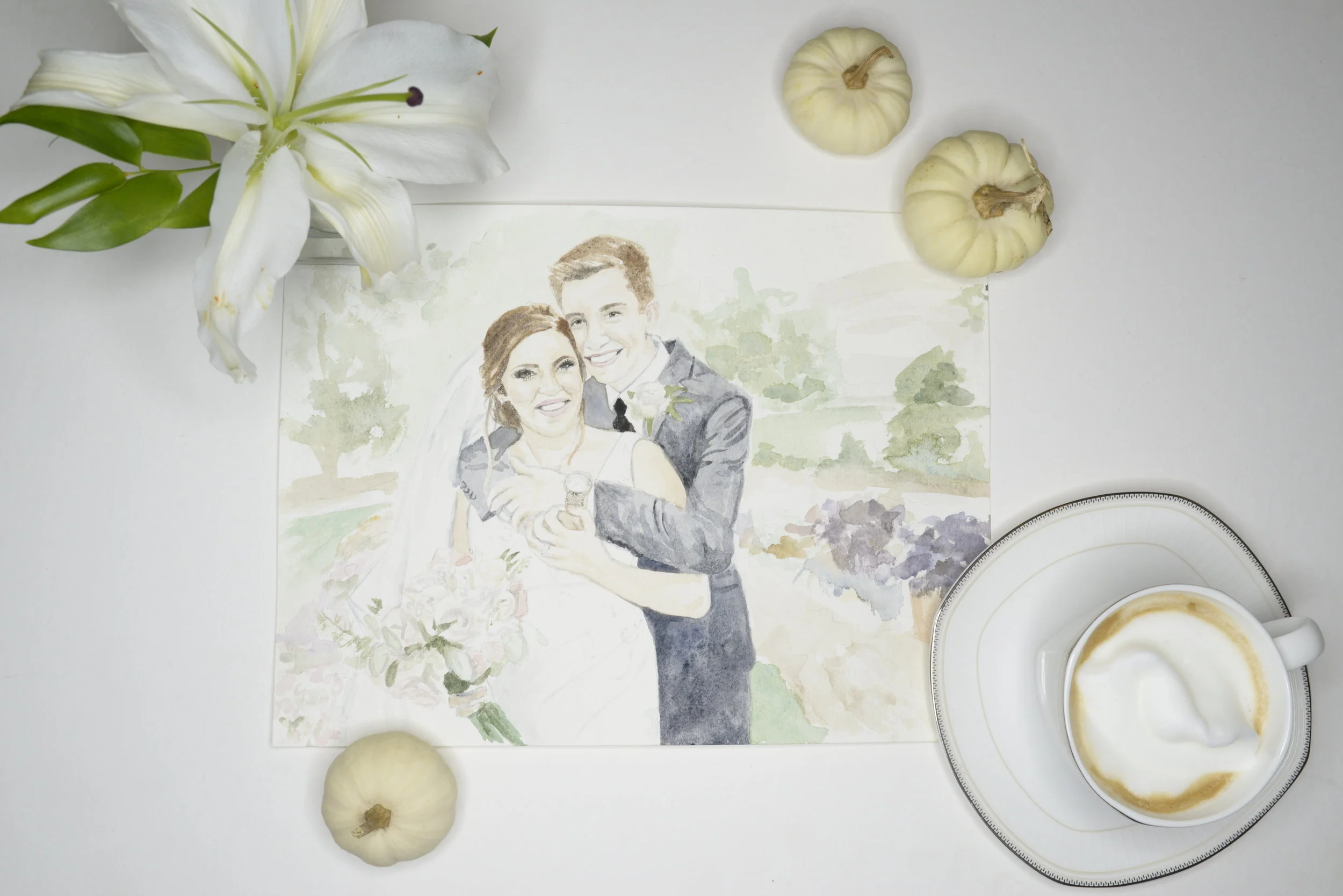 WEDDING PHOTOS GONE WATERCOLOR