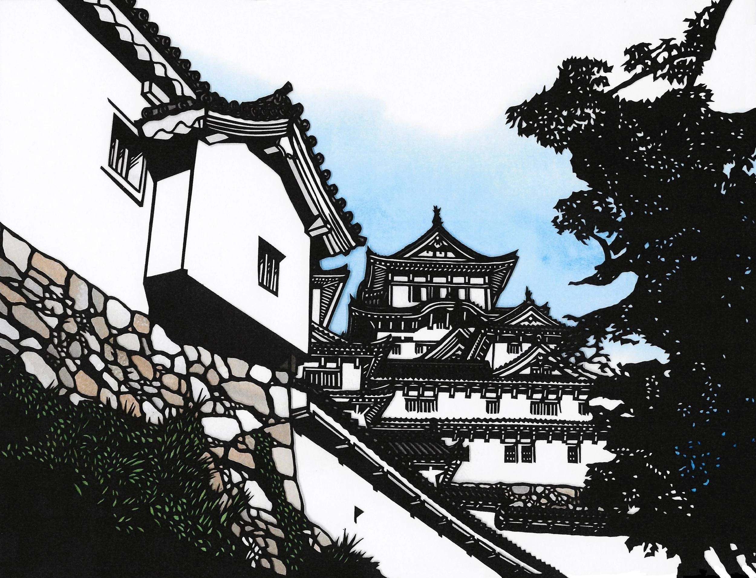 Himeji Castle (Colour)