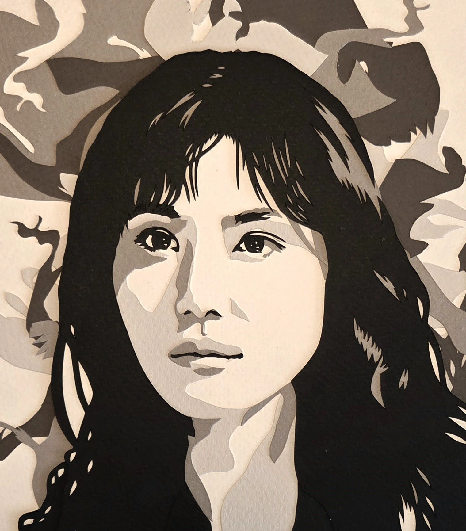 Nanako Matsushima | 10" x 13" | Papercutting