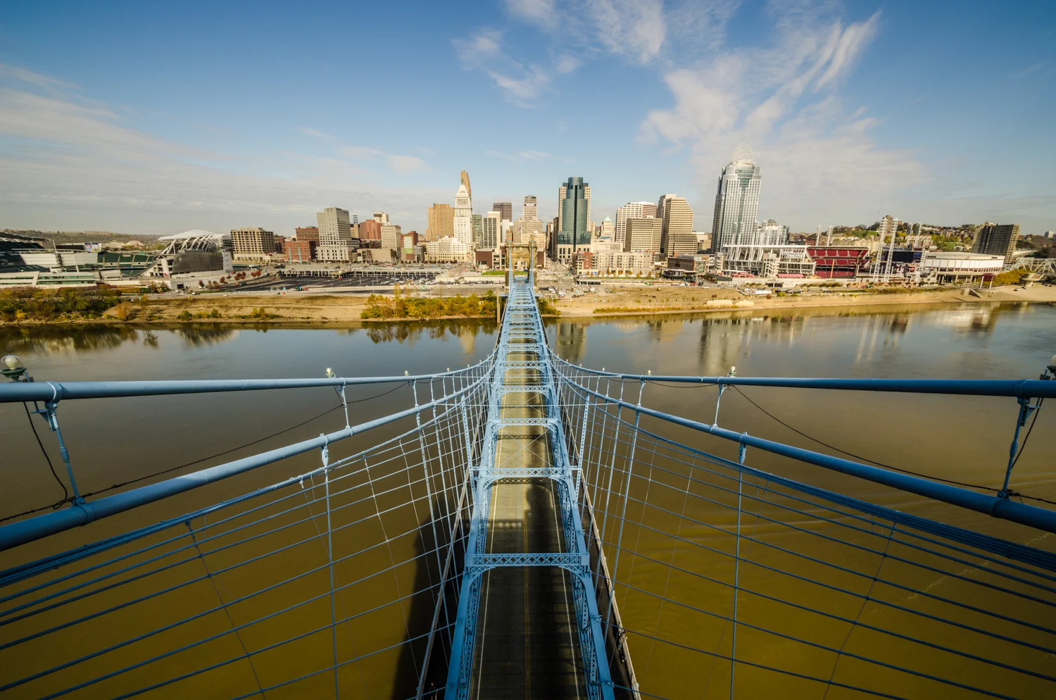On Top Of The John A Roebling Suspension Bridge FishelPhoto