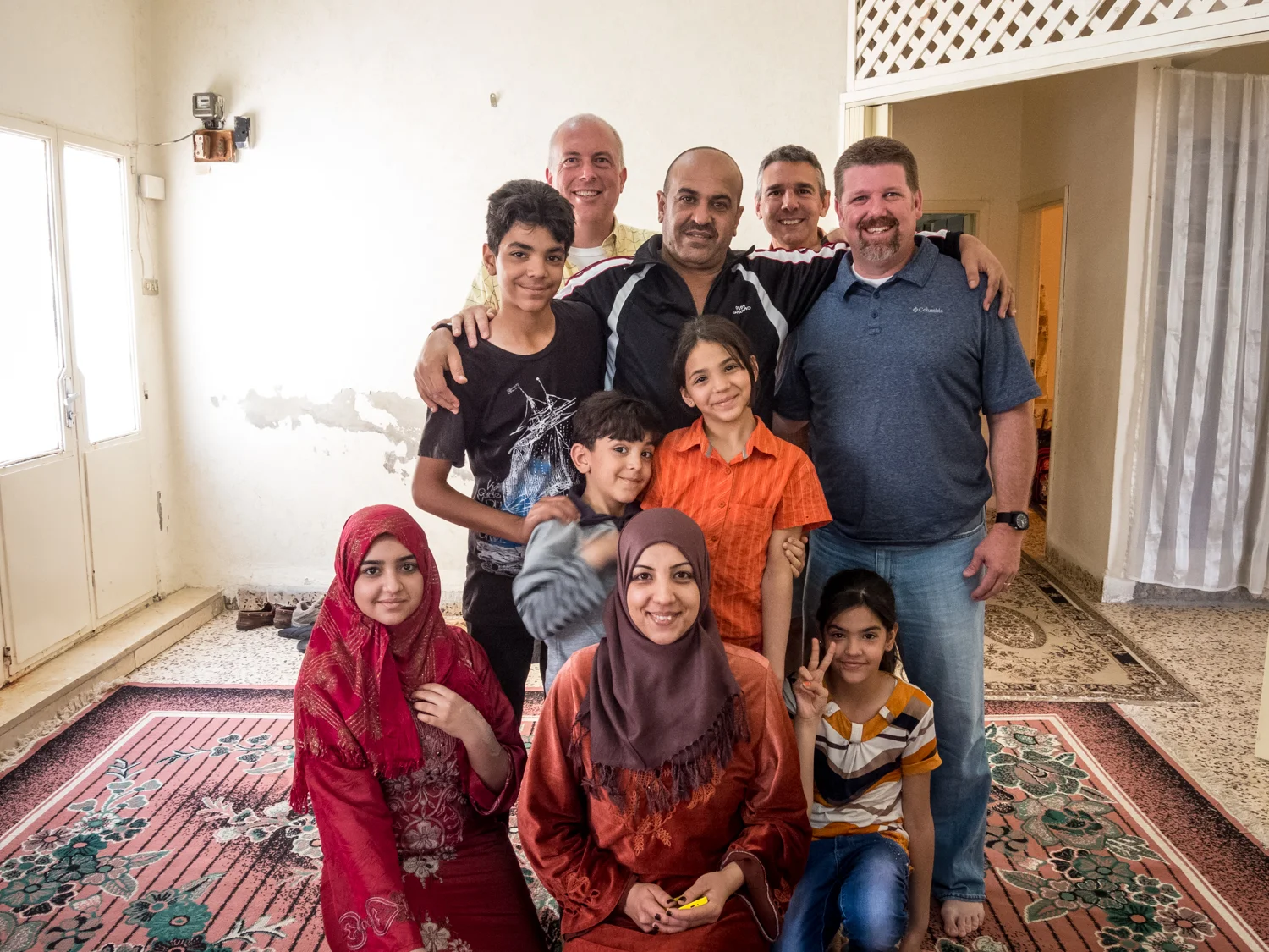 Their son in the black T-shirt has an incredible voice, and used it to bring tears to our eyes.