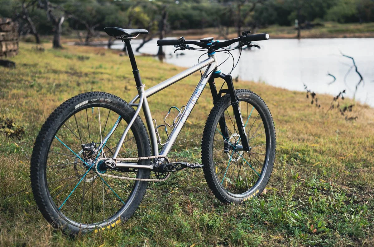 Single Speed Titanium Downhill Bike Niner One Scandium Single