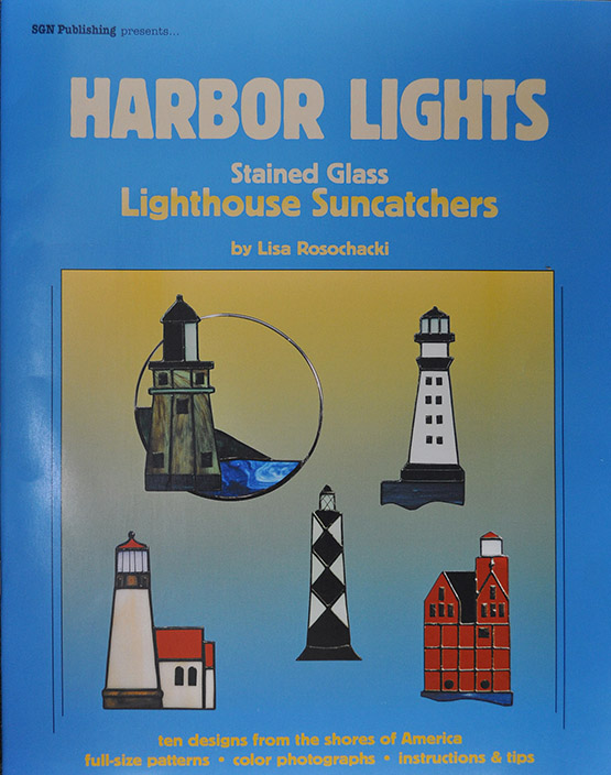Harbor Lights Lighthouse The Glass, Stained Glass Lighthouse Lamp Pattern