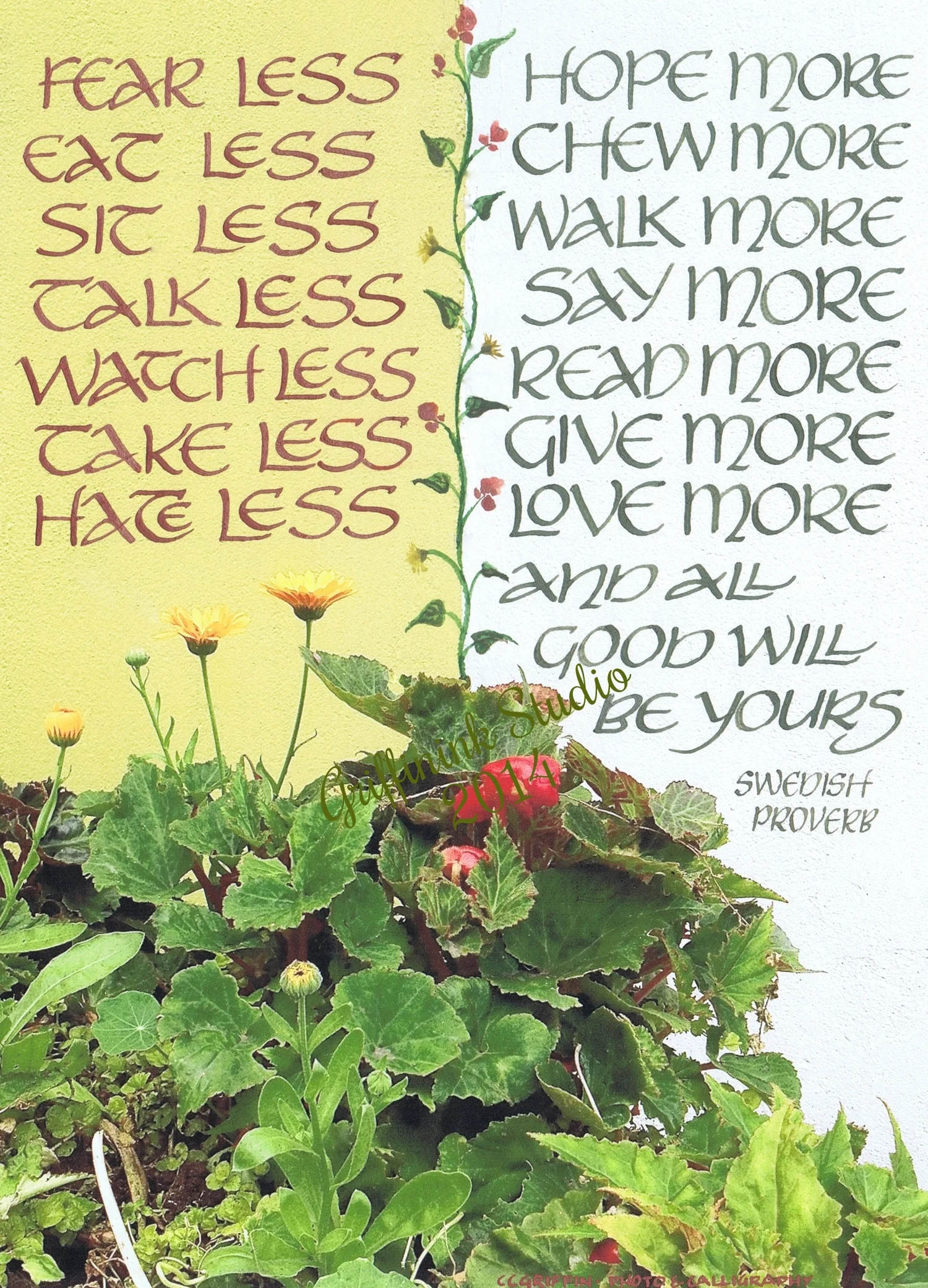 Swedish Proverb, 2014