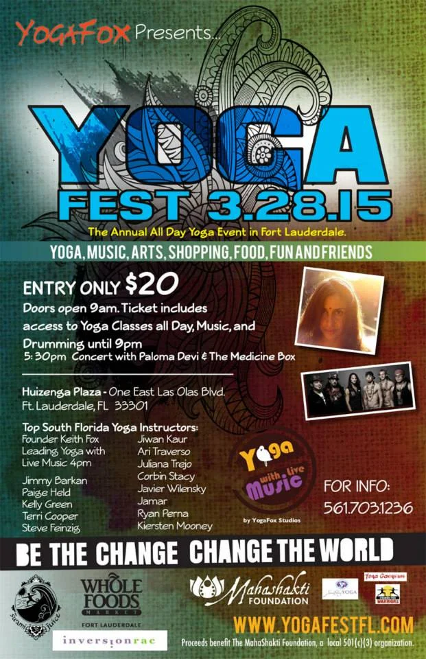 Paloma & "The Medicine Box" @Yoga Fest FL 5:30PM