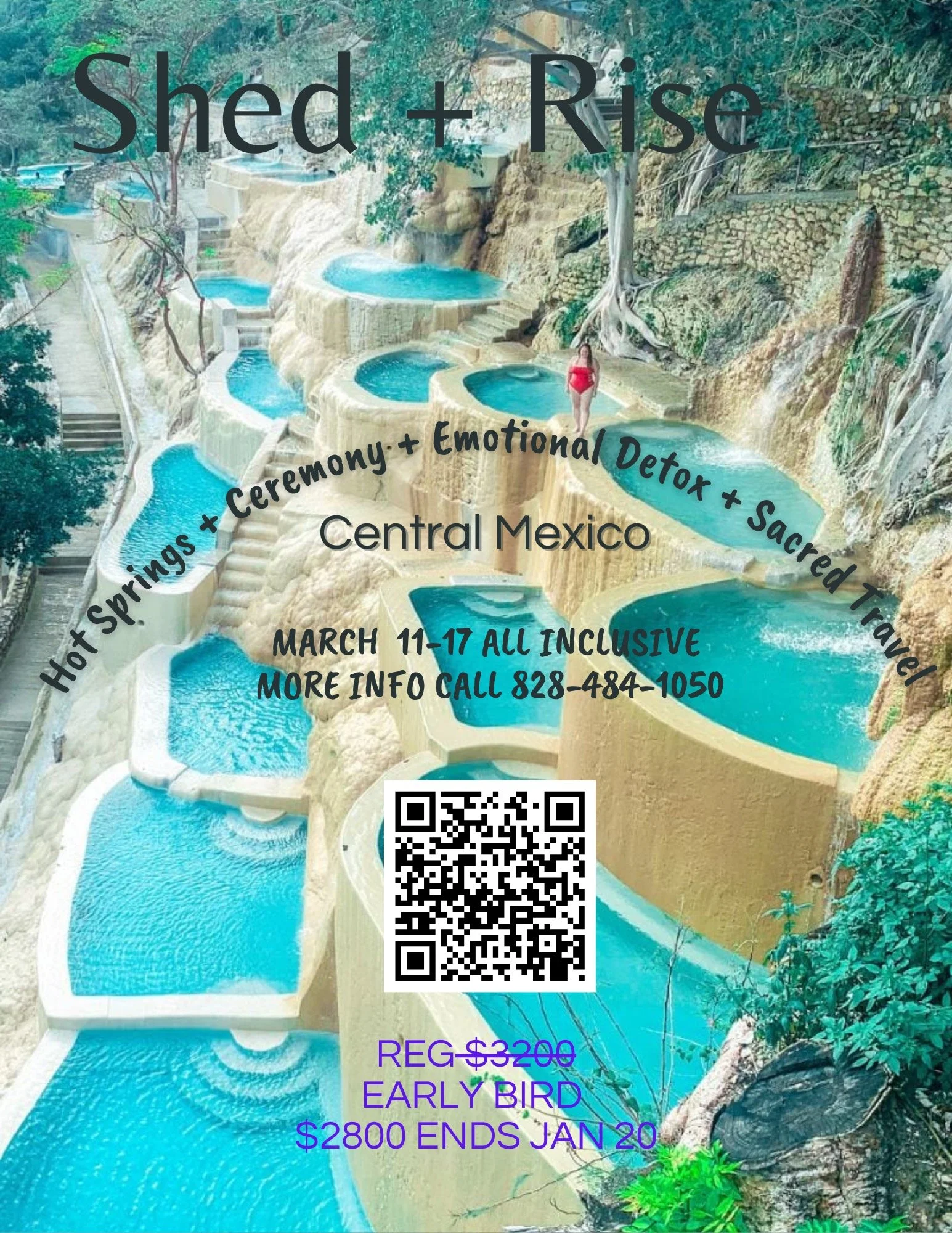 SHED &amp; RISE, Renewal Retreat with Dr. Sarah and Paloma Devi (Early bird till Jan20)