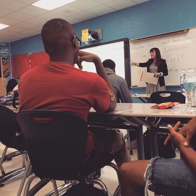 Emily Carroll, Assistant District Attorney for Madison County, came in during lunch to talk to our scholars about her experiences choosing a university and law school, preparing for big tests, and her job. Our scholars asked some great questions and engaged in a discussion about inequity in our justice system #2016stemsummerinstitute #lunch&learn