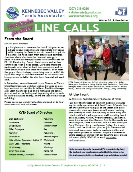 Line Calls Winter 2019-2020