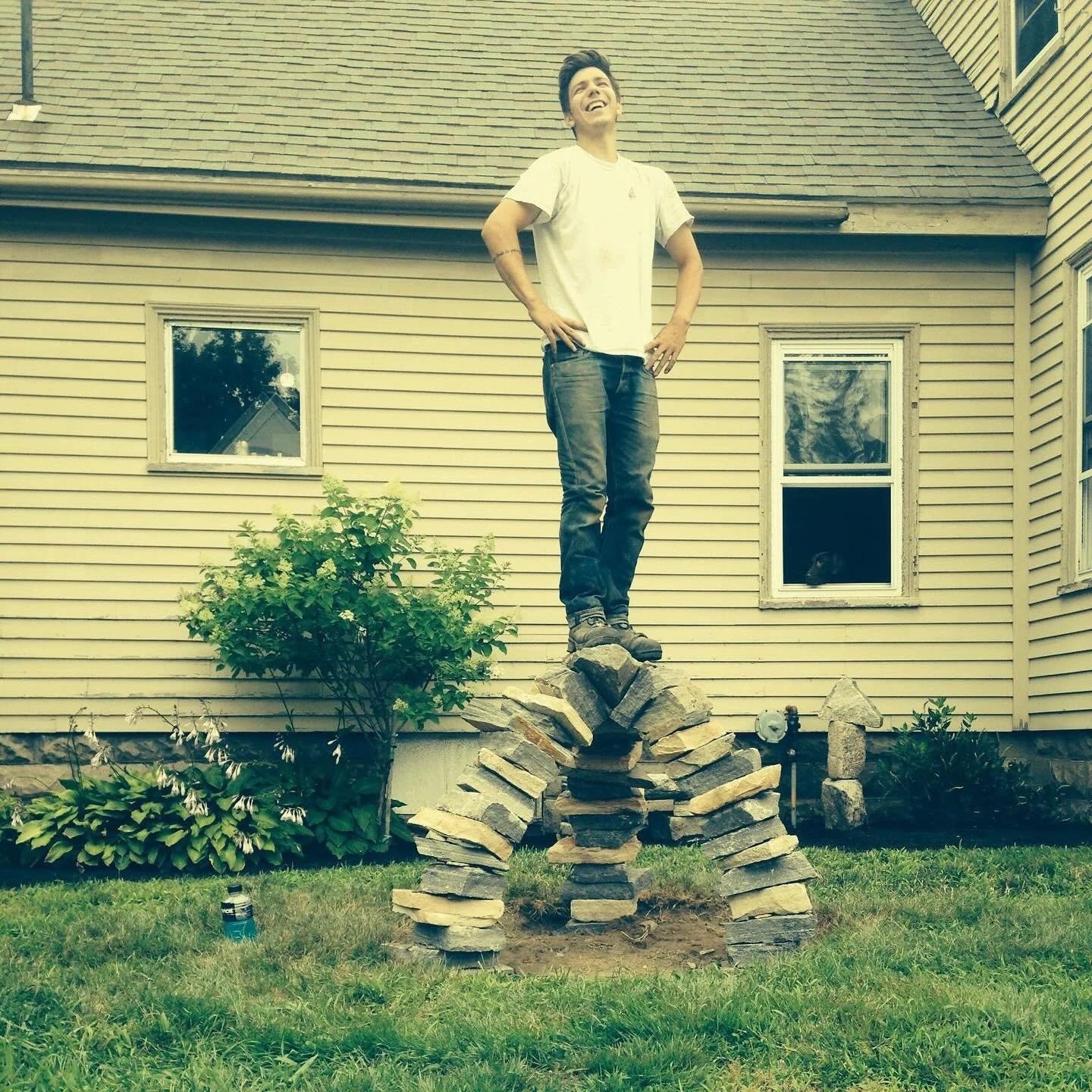 And just like that, 9 years of self employment. I couldn&rsquo;t have done it without everyone I&rsquo;ve met and has helped me along the way #mainestonescapes #drystonewaller #mainestone #southportland #capeelizabeth #maine