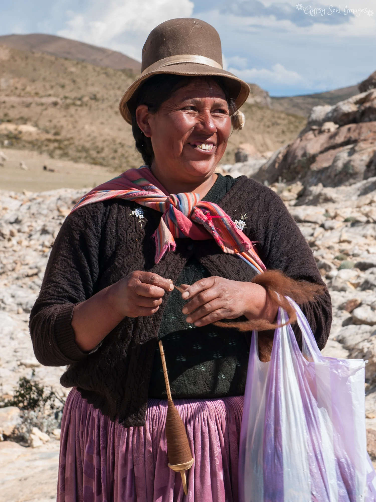 Cholita - Isla del Sol, Bolivia
