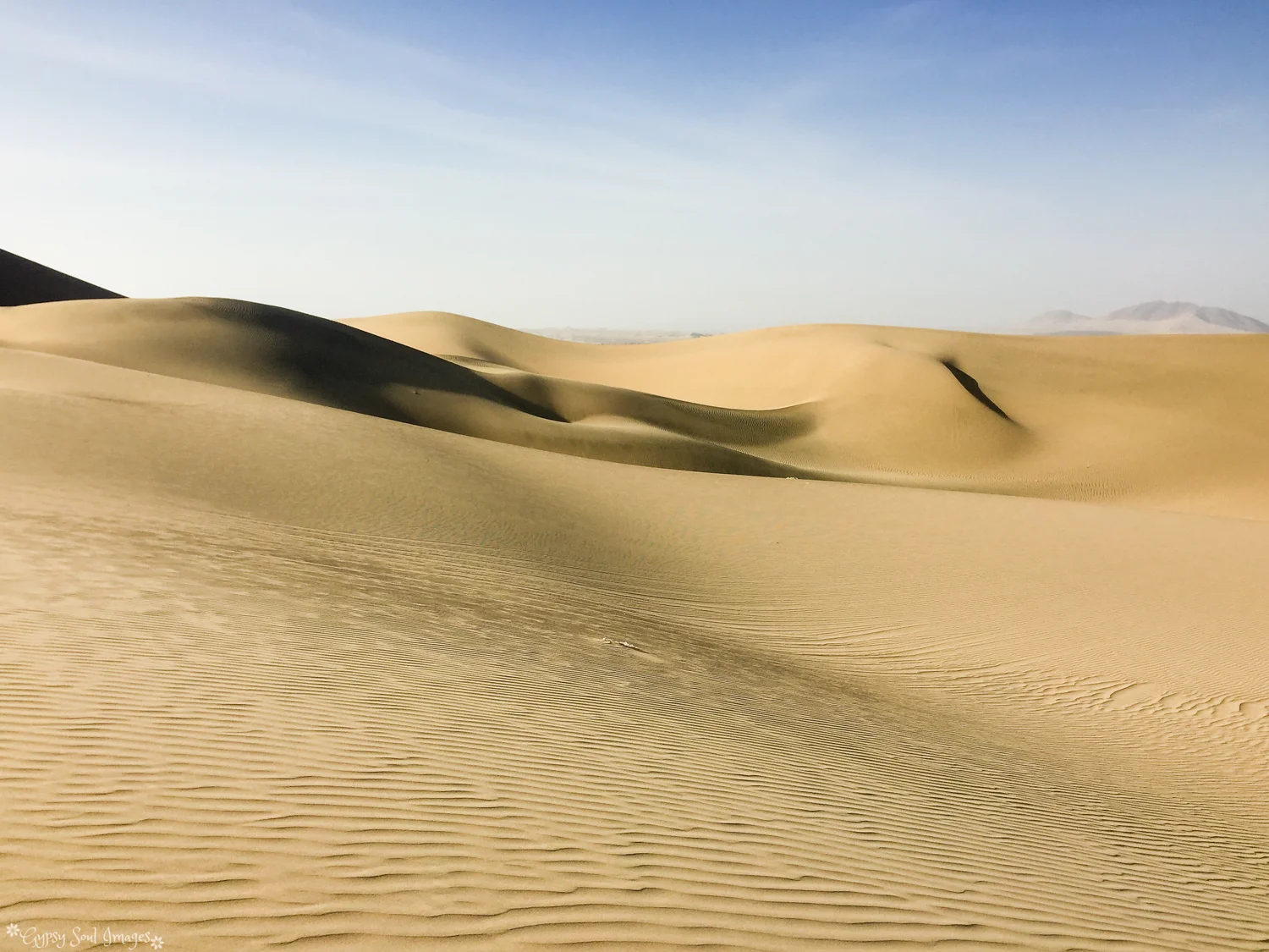 Sculpted Dunes - Huacachina Desert, Peru