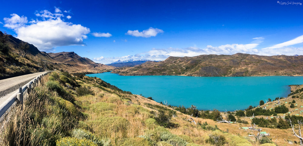 Brilliant Blues of Lake Pehoé - Torres del Paine, Chile