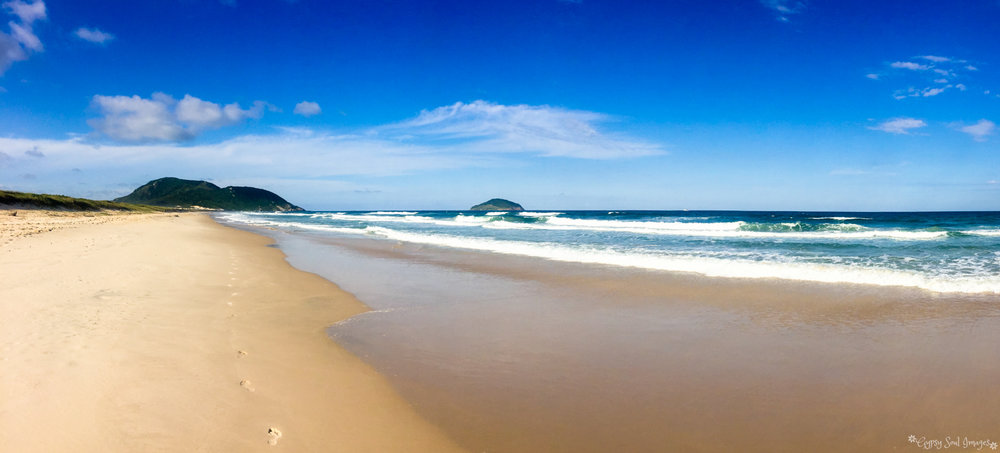 Footprints in the Sand - Florianópolis, Brazil