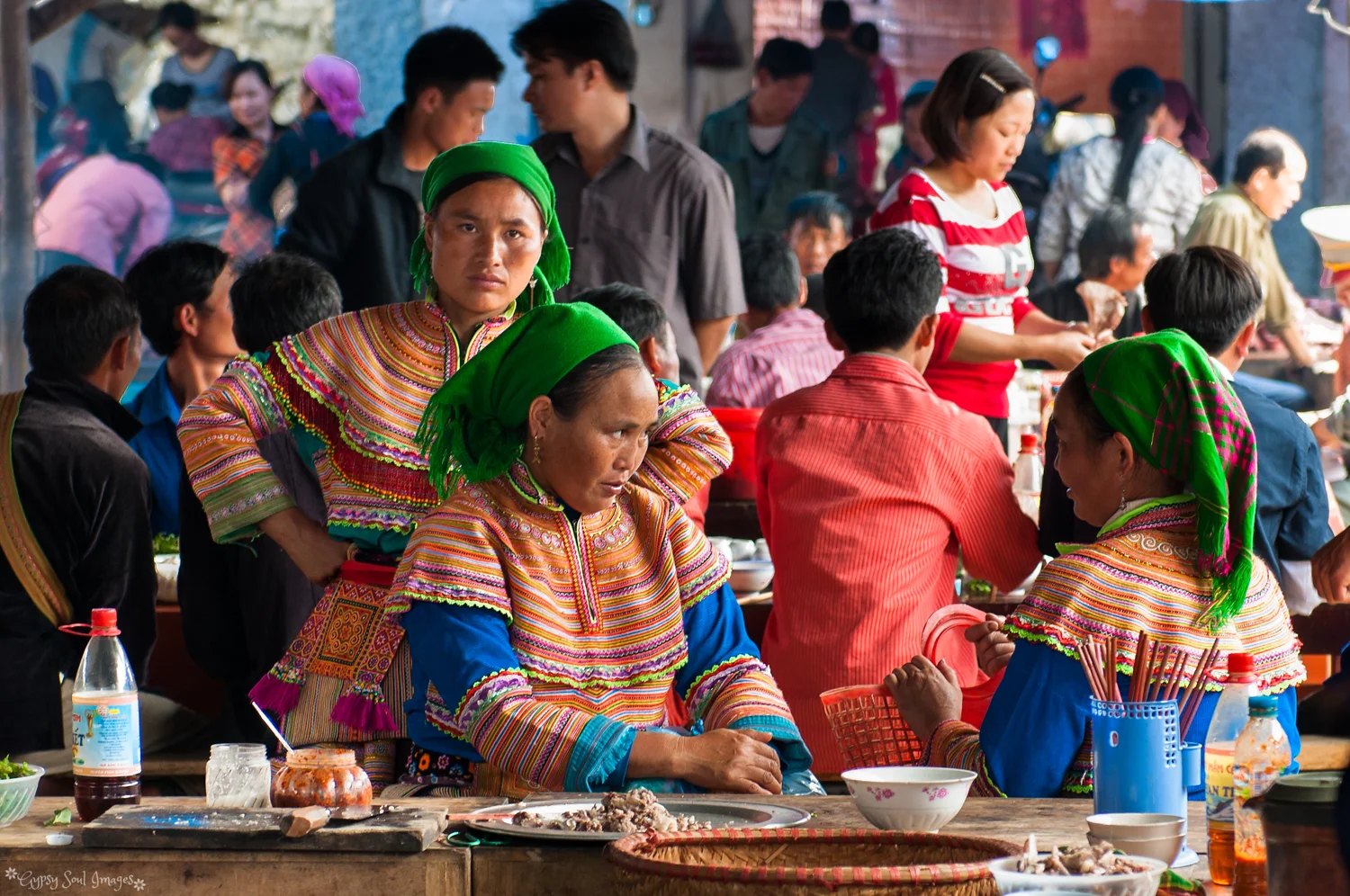 Flower Hmong Women - Bac Ha, Vietnam