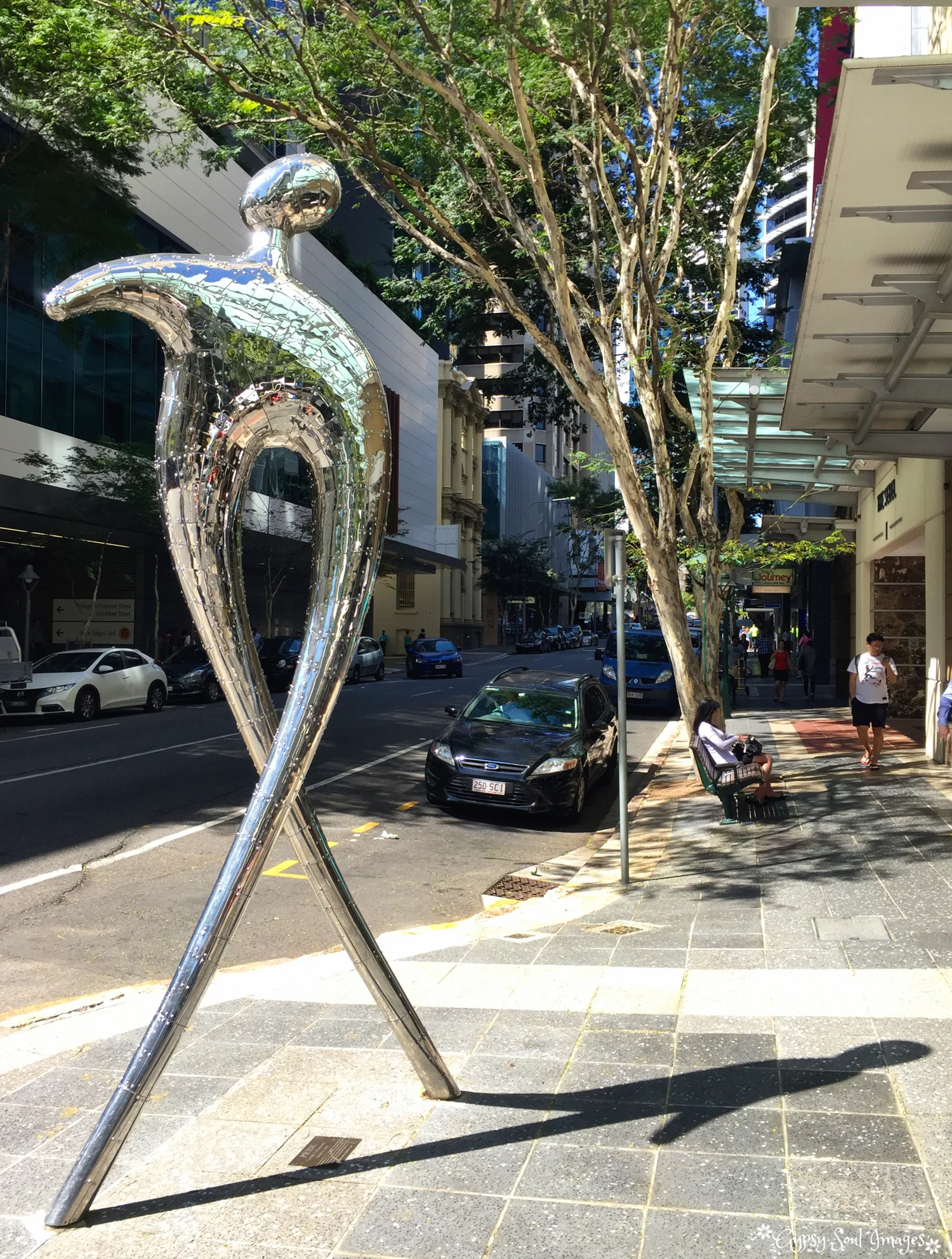 Walking Man Shadow - Brisbane, Australia