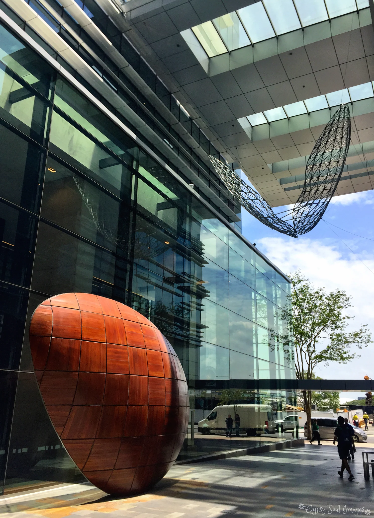 Seed pod sculpture - Brisbane, Australia