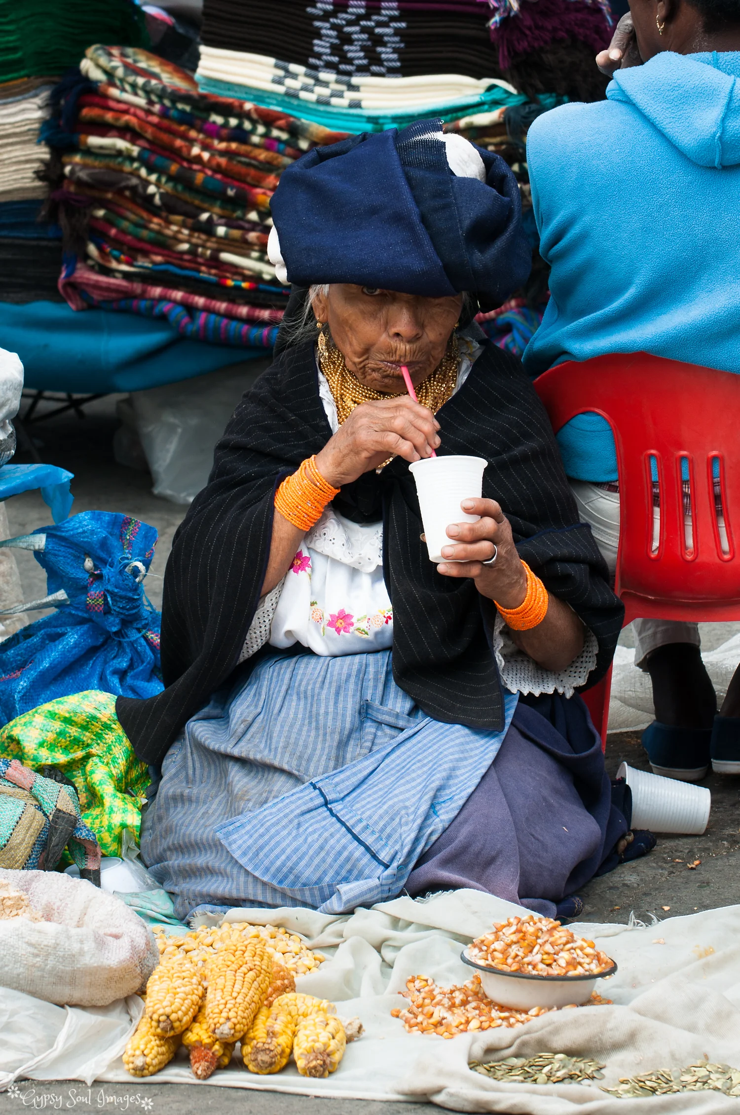 Market Seller - Otavalo, Ecuador