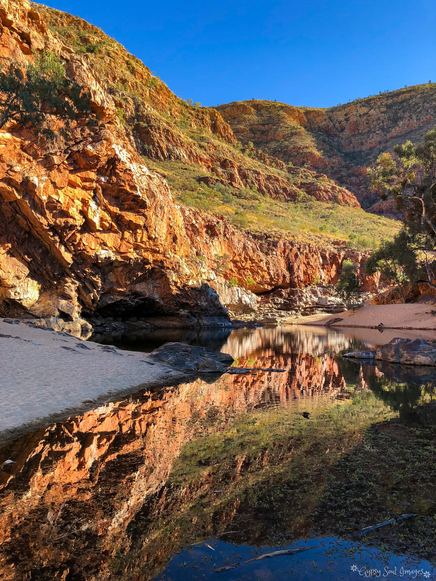 Ormiston Gorge Reflections - The Red Centre, Australia
