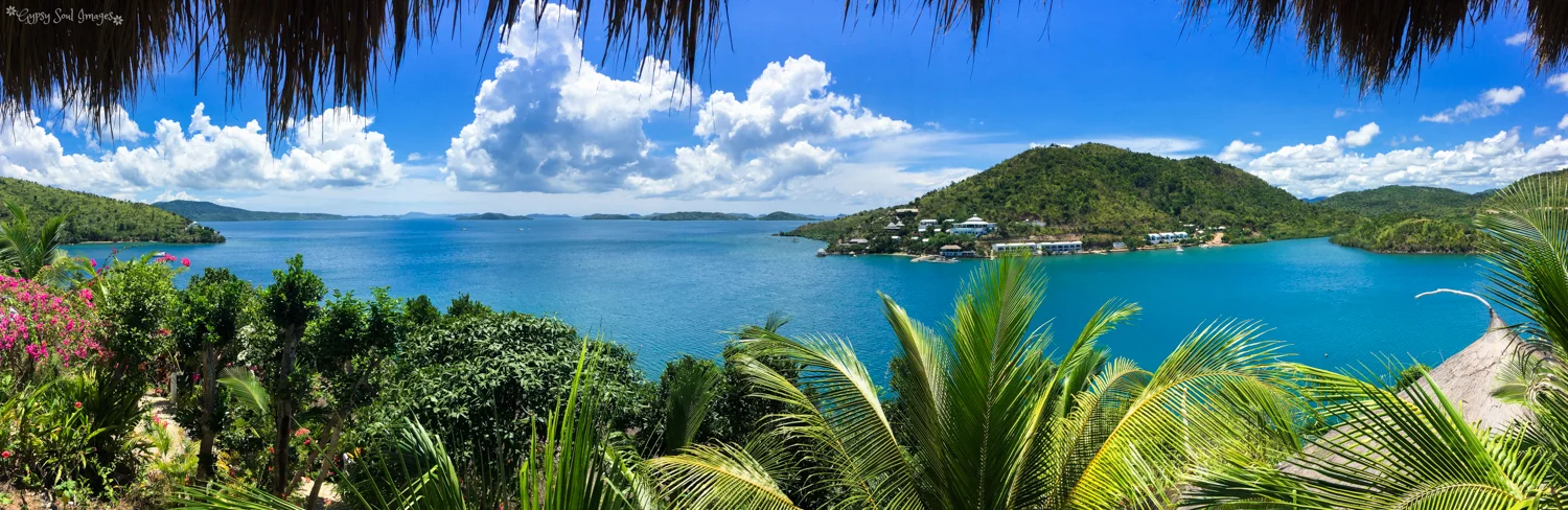 Poolside Panorama, Al Faro Resort - Coron Island, Philippines
