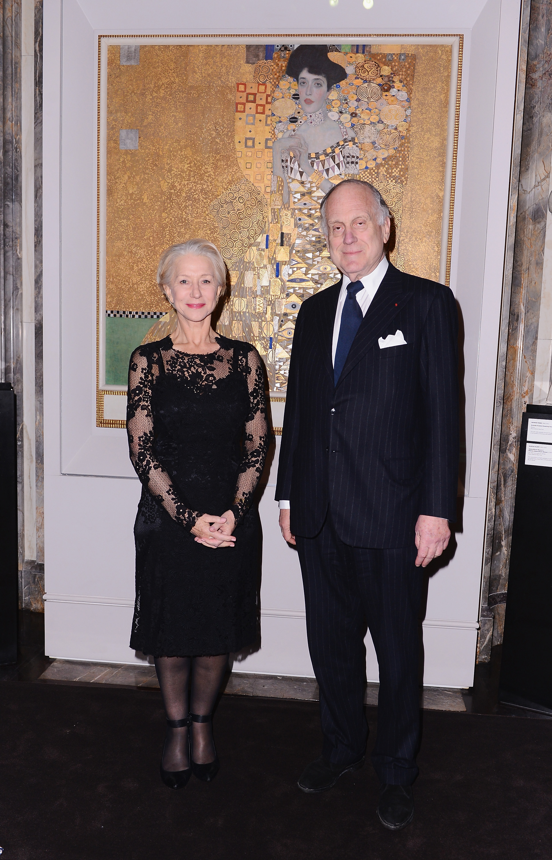 Helen Mirren and Ronald Lauder