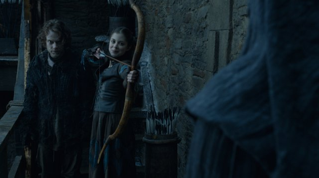 Still of Alfie Allen and Charlotte Hope in Game of Thrones