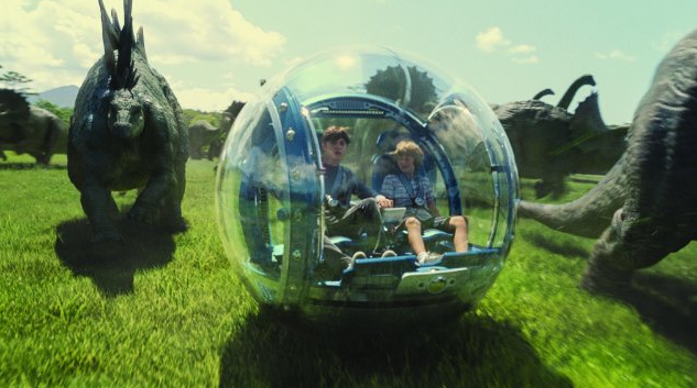  Still of Ty Simpkins and Nick Robinson in Jurassic World (2015) 