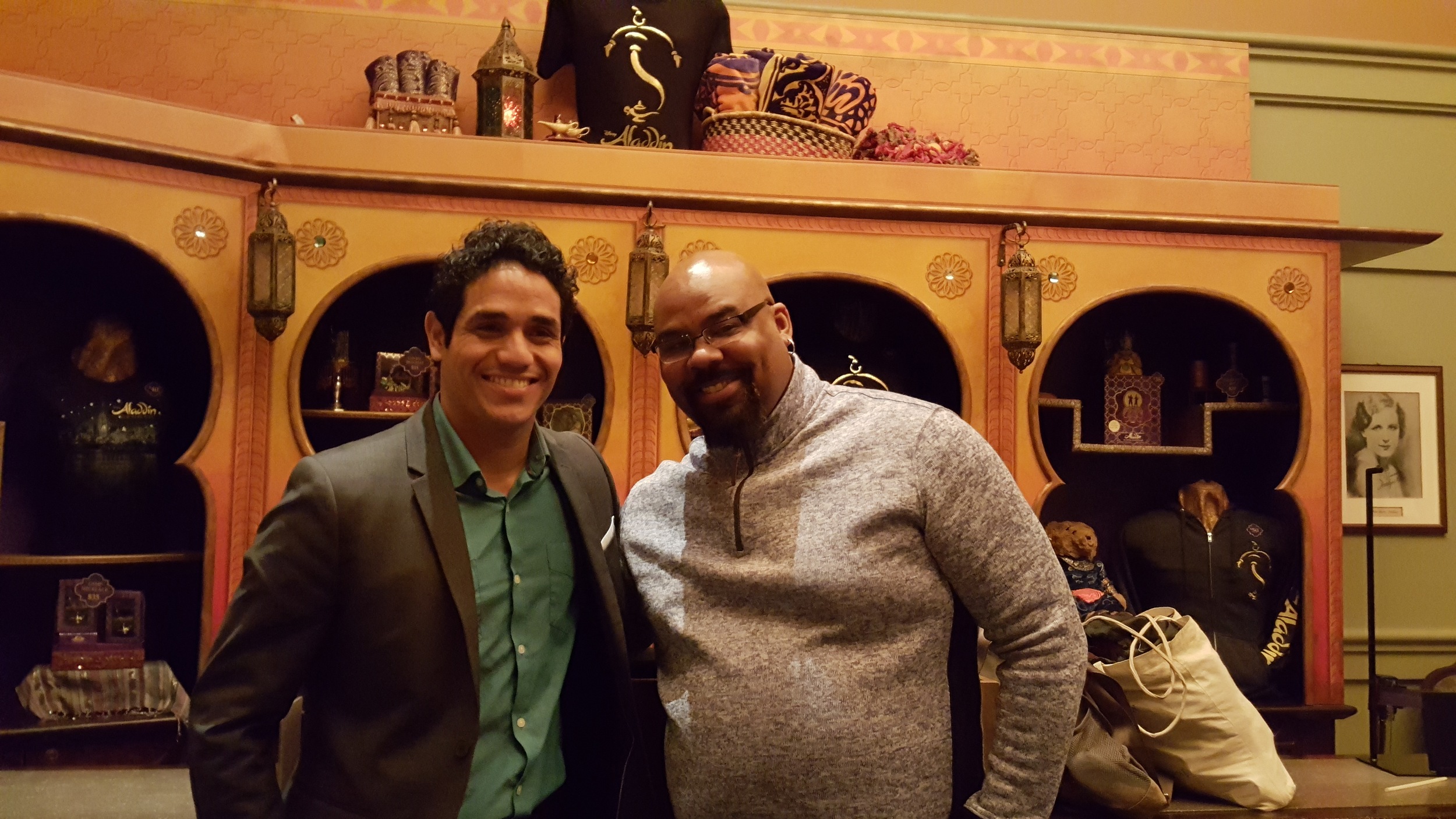 Adam Jacobs, (Aladdin) Tony winner James Monroe Iglehart (Genie) .jpg