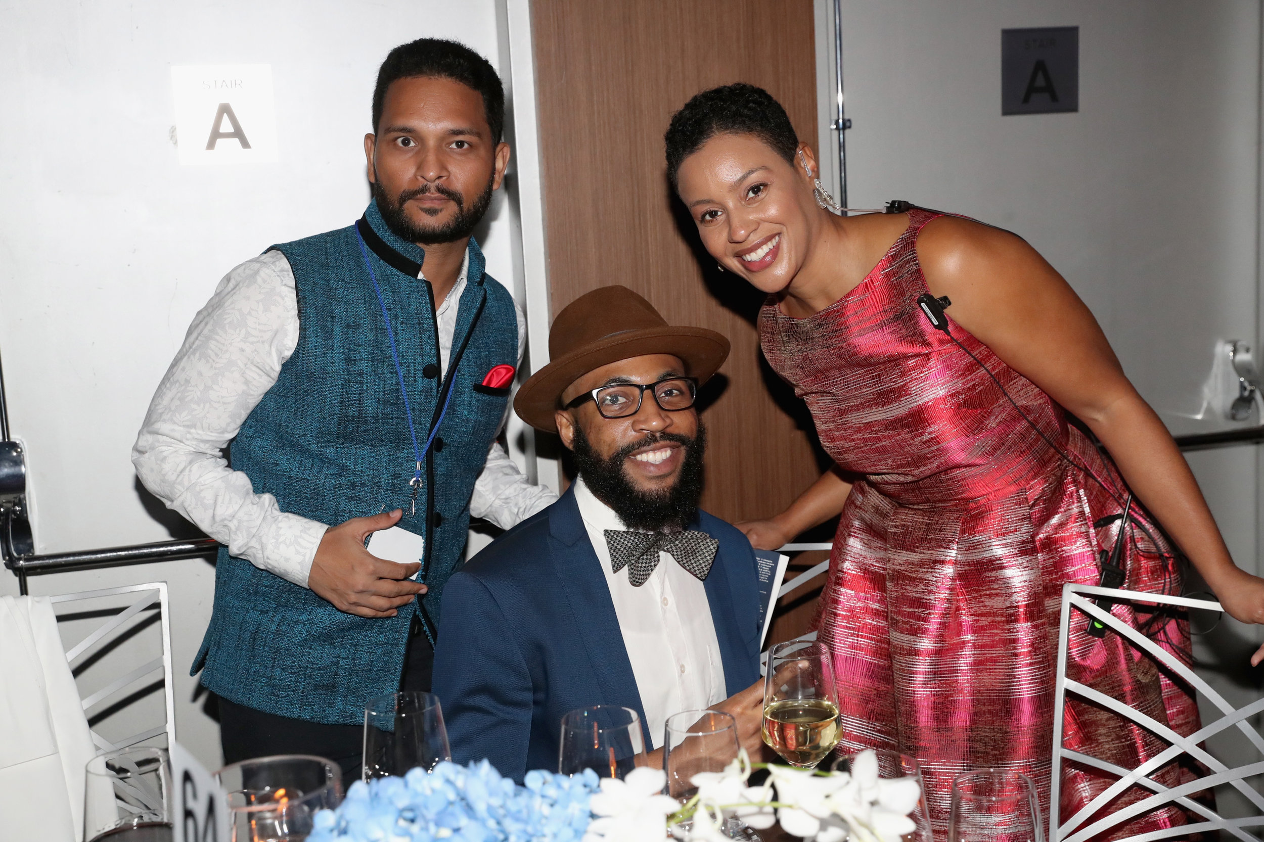  Art Shrian, Ja'han Jones and Melanie R. Newman attend the NAACP LDF 32nd National Equal Justice Awards Dinner at The Ziegfeld Ballroom on November 1, 2018 in New York City. (Photo by Johnny Nunez/Getty Images for NAACP LDF) 