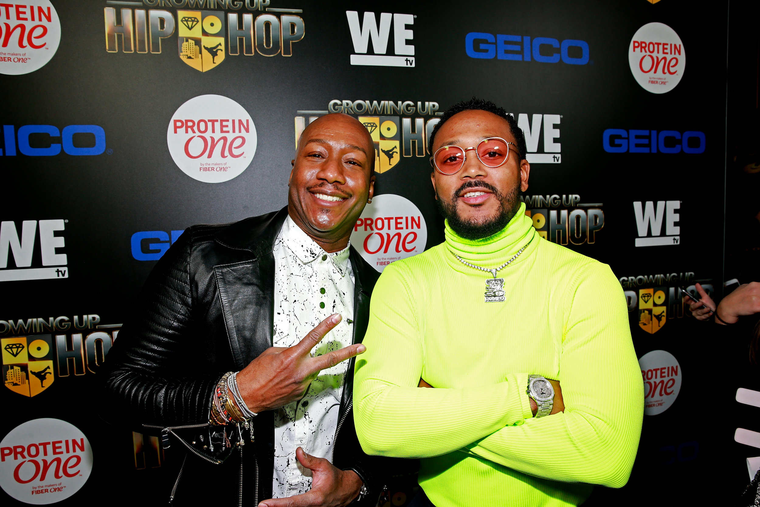  TV personality Dr. Ish (“Marriage Boot Camp”) and Romeo Miller attend the “Growing Up Hip Hop” season 4 party on December 4, 2018 at Avenue in New York City. (Photo by Bennett Raglin/Getty Images for WE tv) 