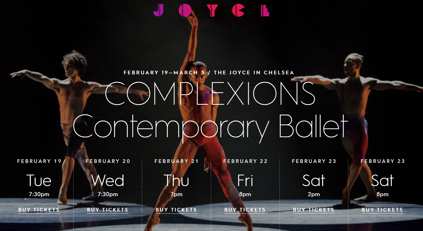 Complexions Contemporary Ballet Celebrates 25th Anniversary with Performances at The Joyce Theater