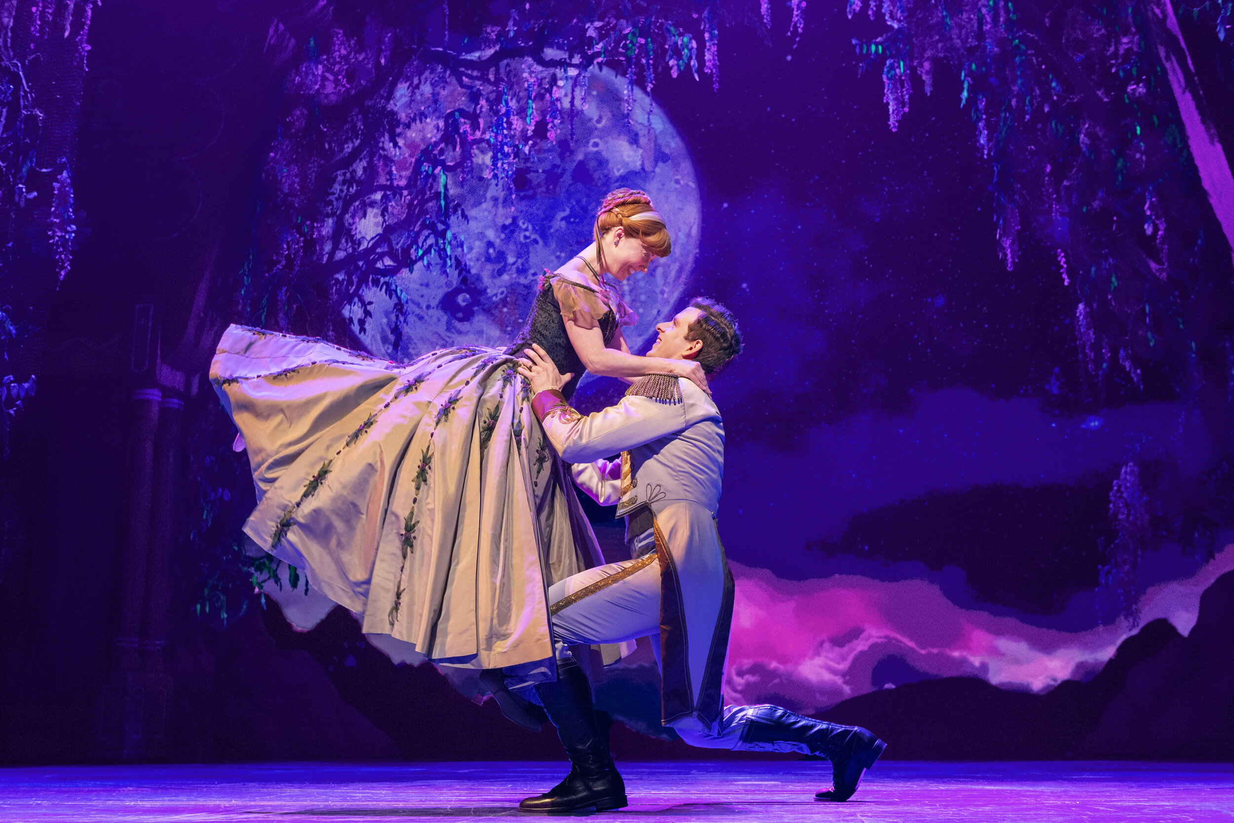 7-Patti Murin Anna and Joe Carroll Hans in Frozen Broadway_photo by Deen van Meer.jpg