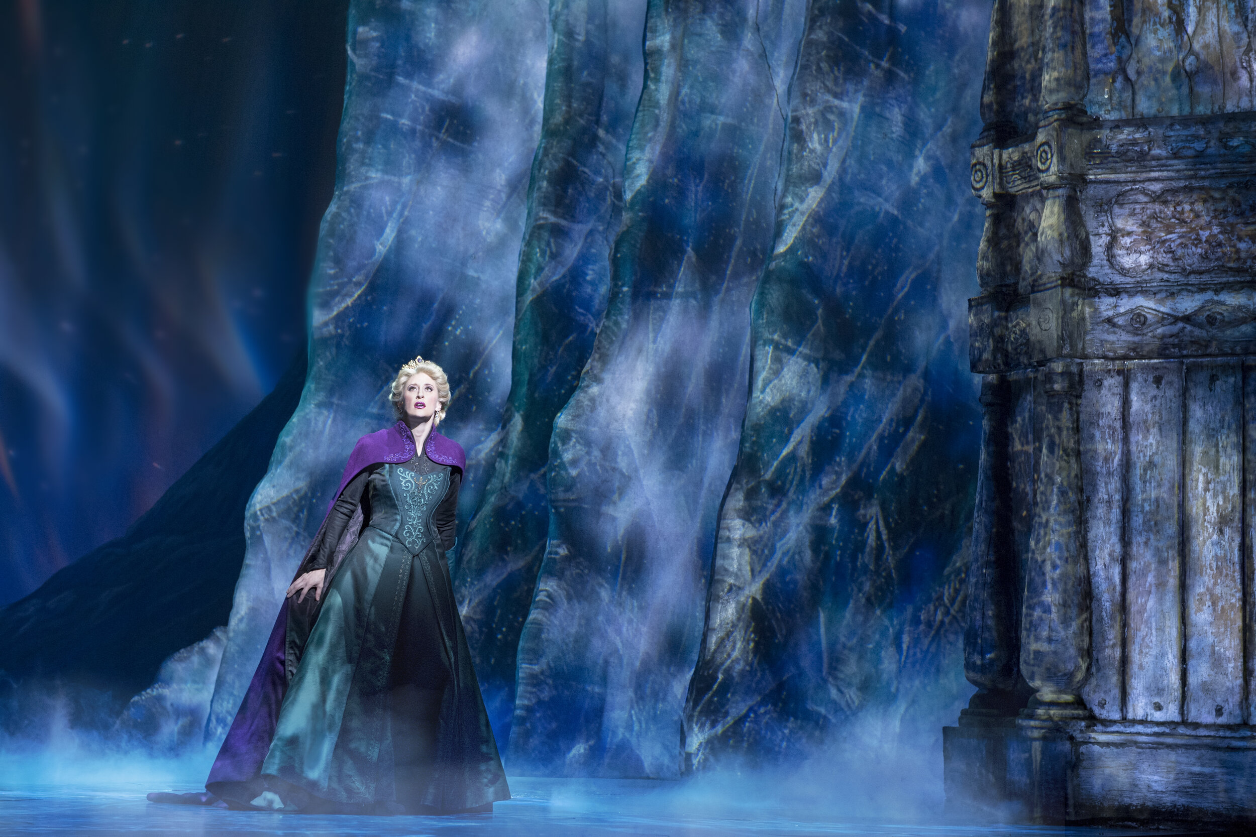 8-Caissie Levy as Elsa in FROZEN on Broadway - Freeze. Photo by Deen van Meer.jpg