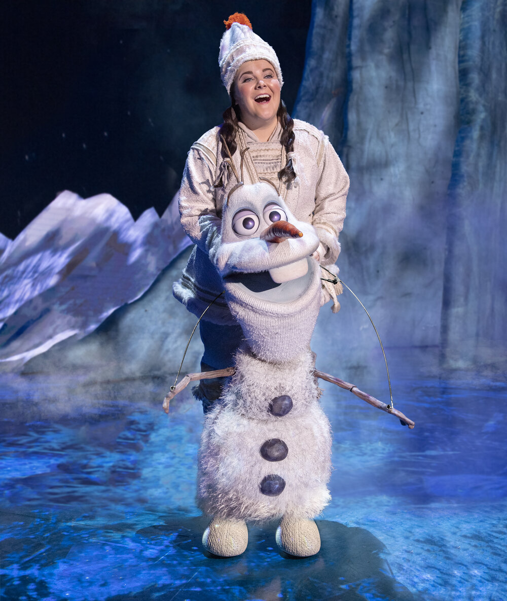 11-Ryann Redmond as OLAF in Frozen Broadway photo by Deen van Meer.jpg