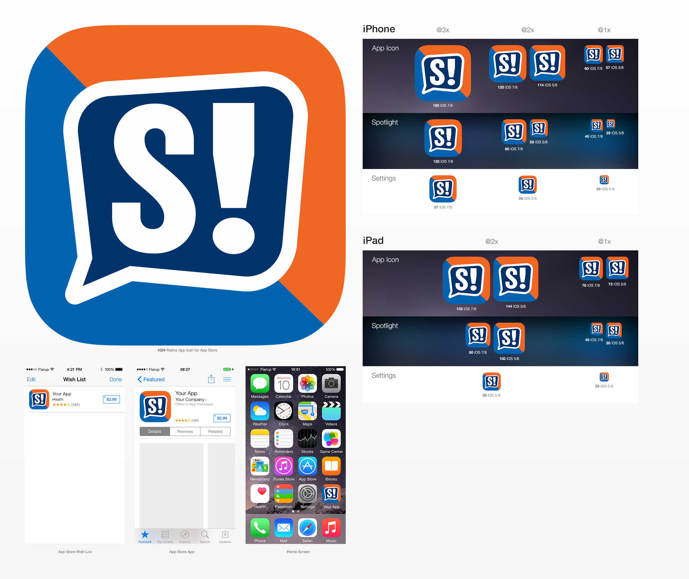 StubHub app icon mocks