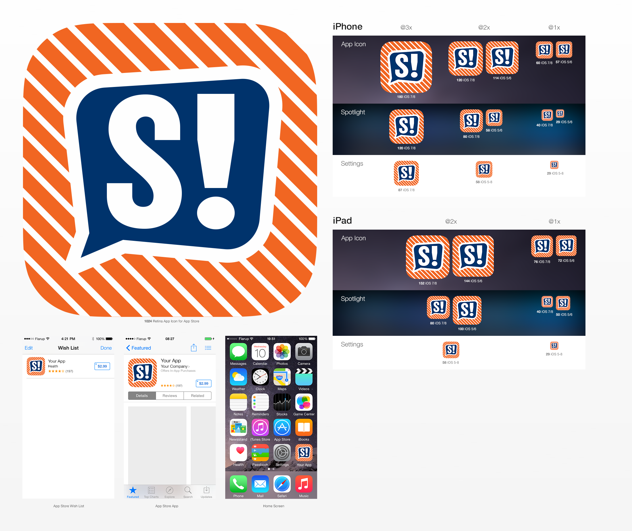 StubHub app icon mocks