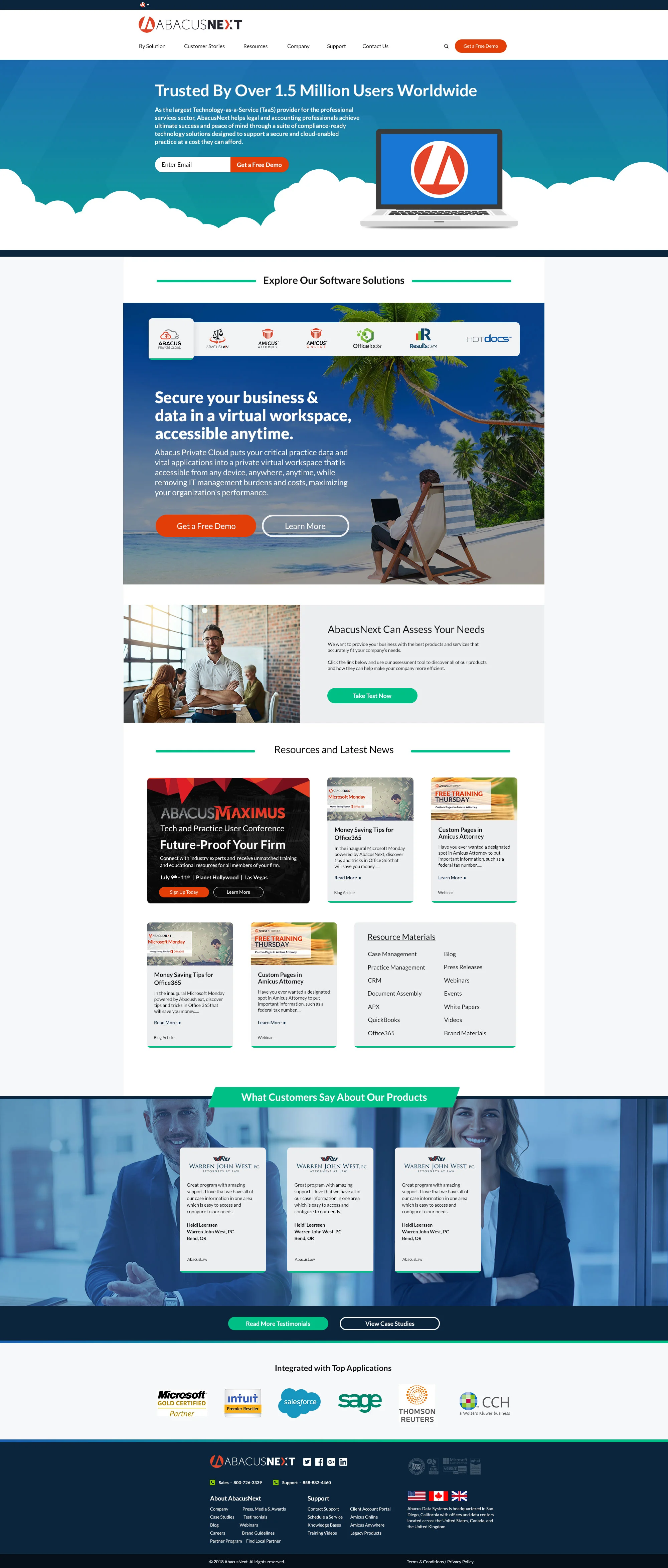 Home Page Final Design
