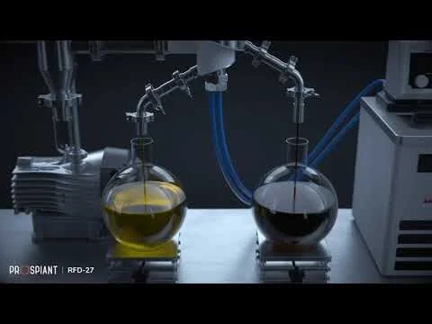 Rolled Film Short Path Distillation for Cannabis and Hemp Extraction & Distillation