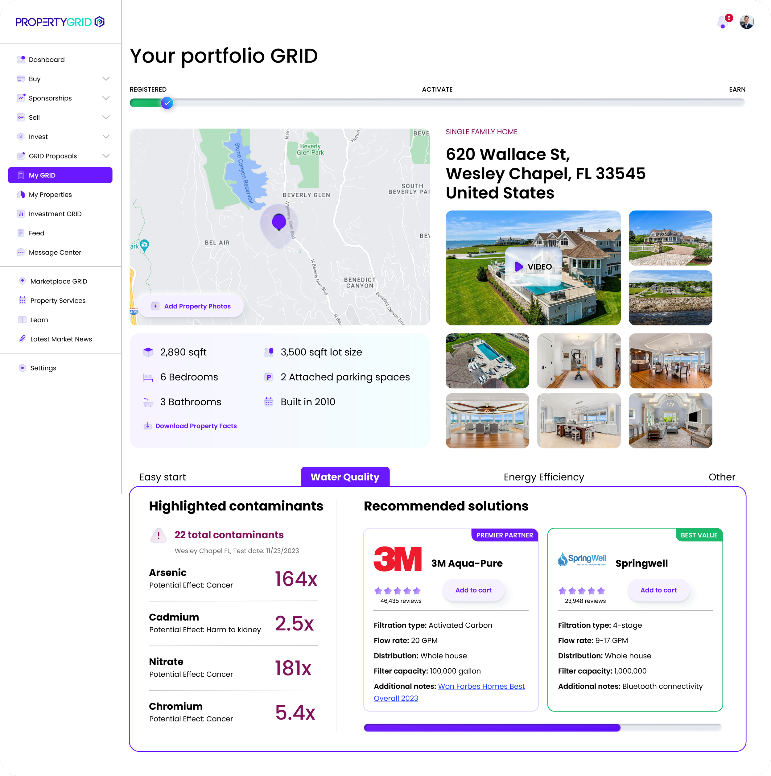 WaterGRID Tech Example Page