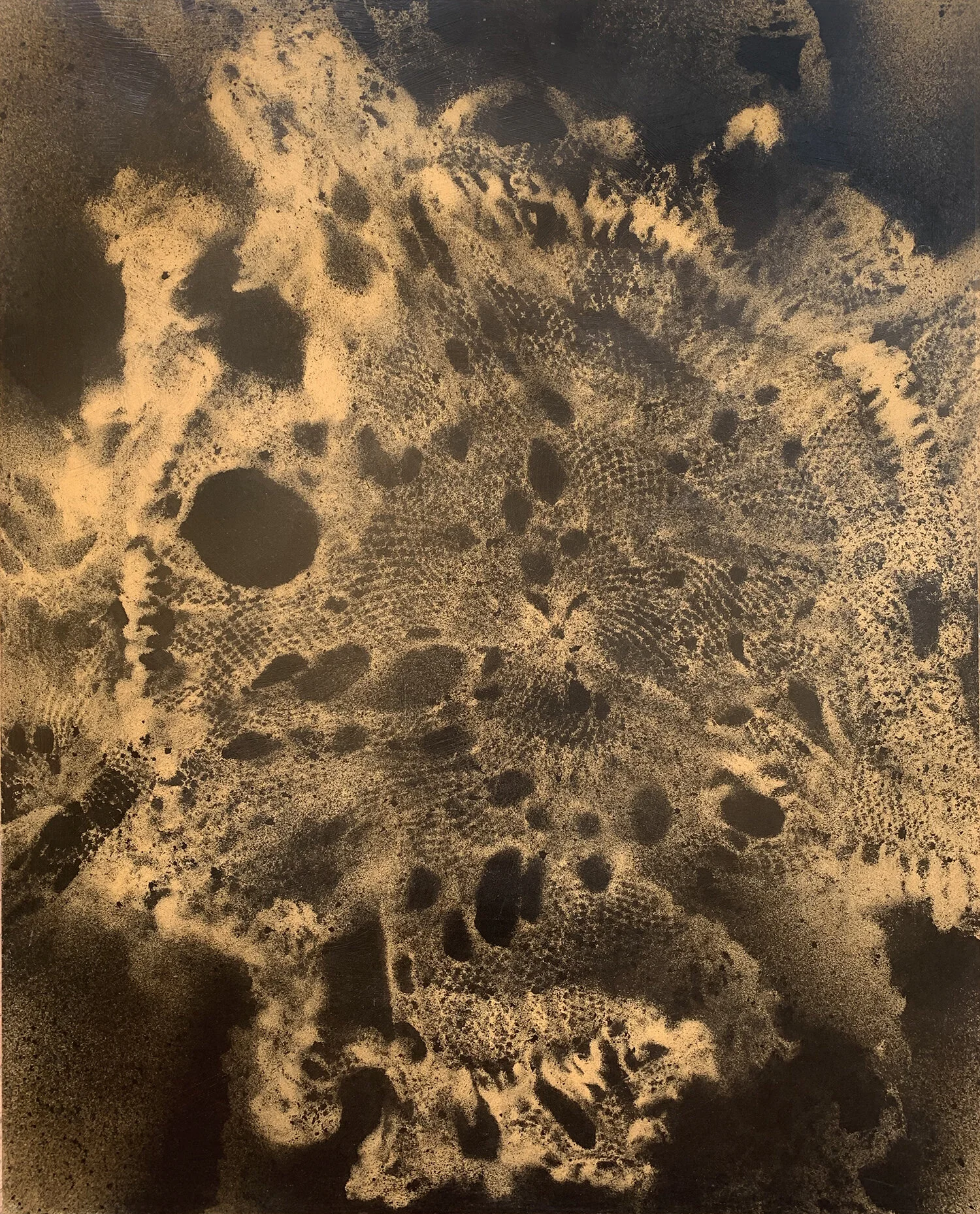  Gigantic - ink  / masonite board - 40 x 50” 