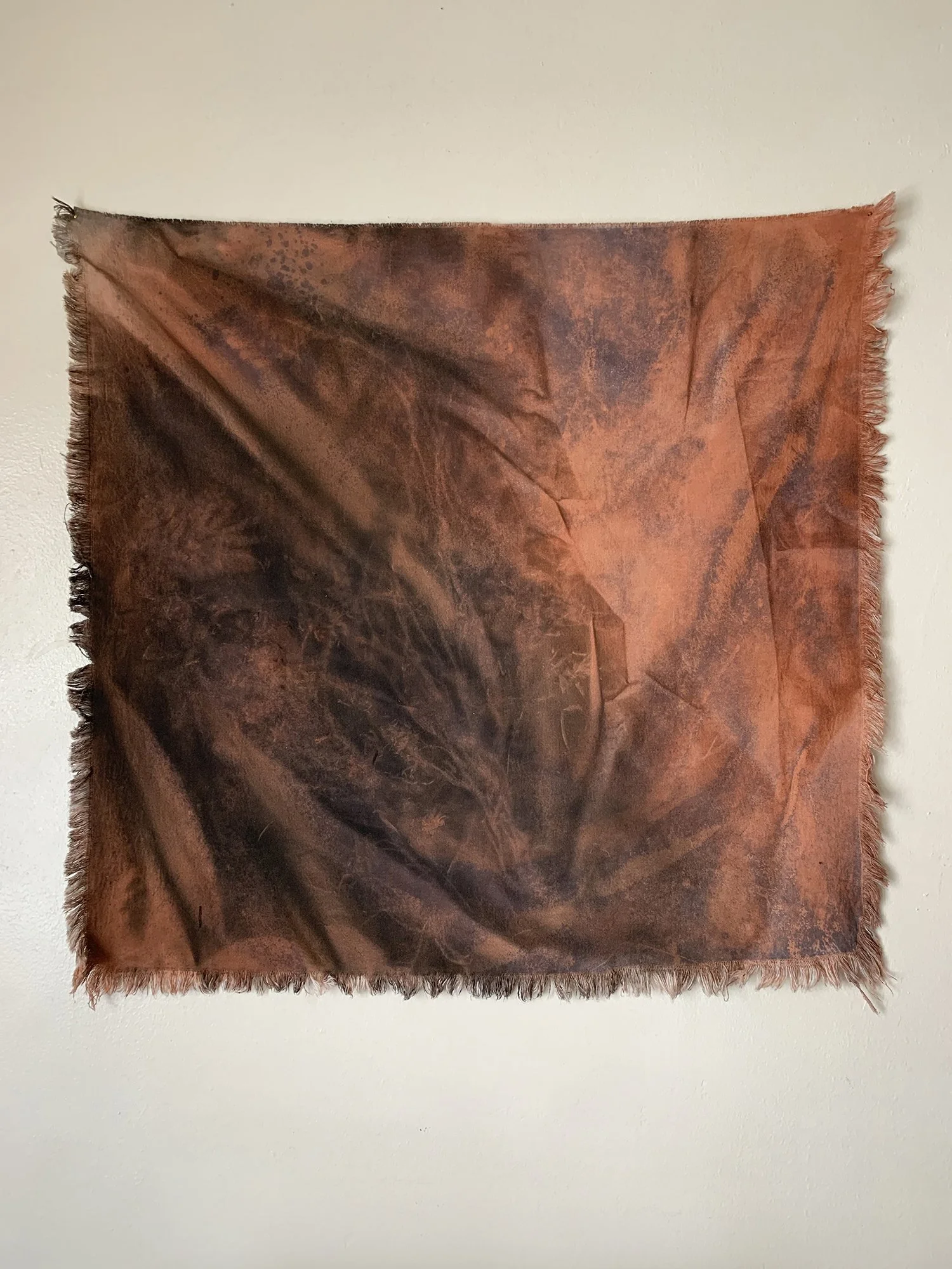  The Rose - ink  / cyanotype / canvas - 30 x 30” 