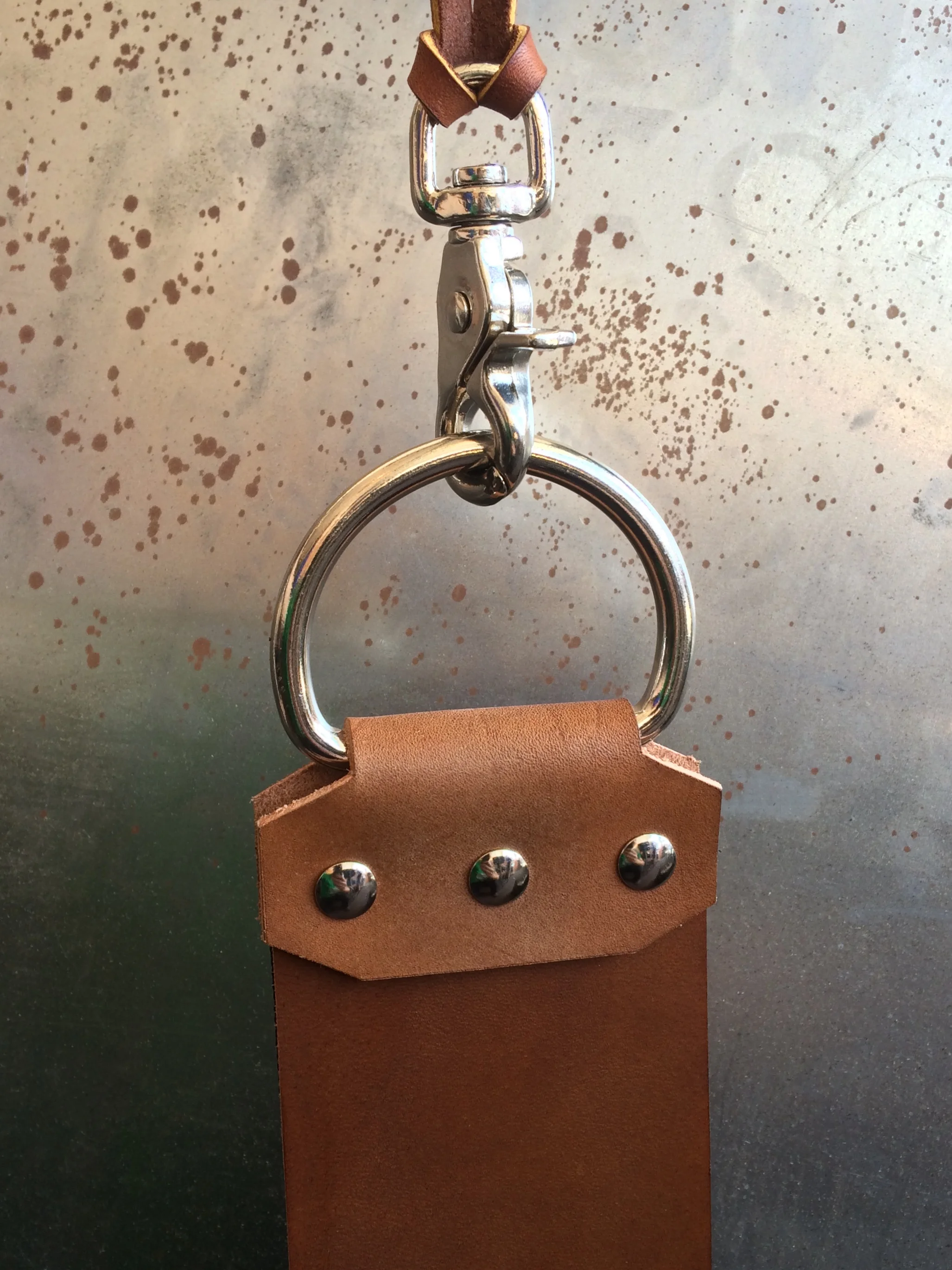 The new strop hardware.