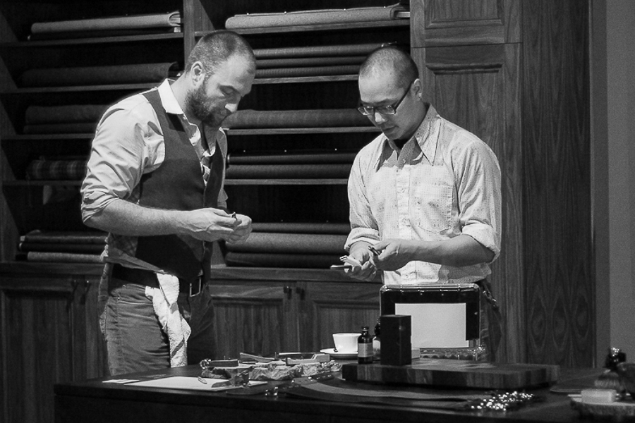 straight razor demonstration scott miyako